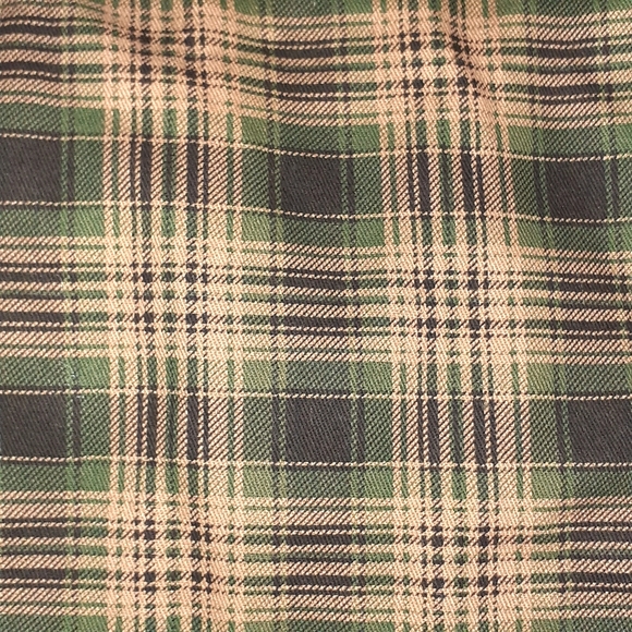 DAVID OUTERWEAR Plaid Hunter Green Lined Flannel Rustic Shirt Jacket Men's Lg - Picture 12 of 15